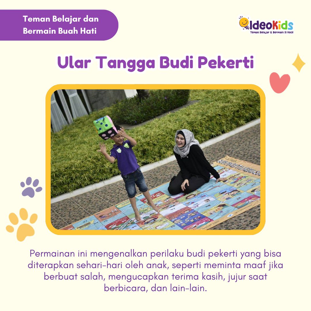 Ular Tangga Budi Pekerti Ukuran L - Bahasa Indonesia