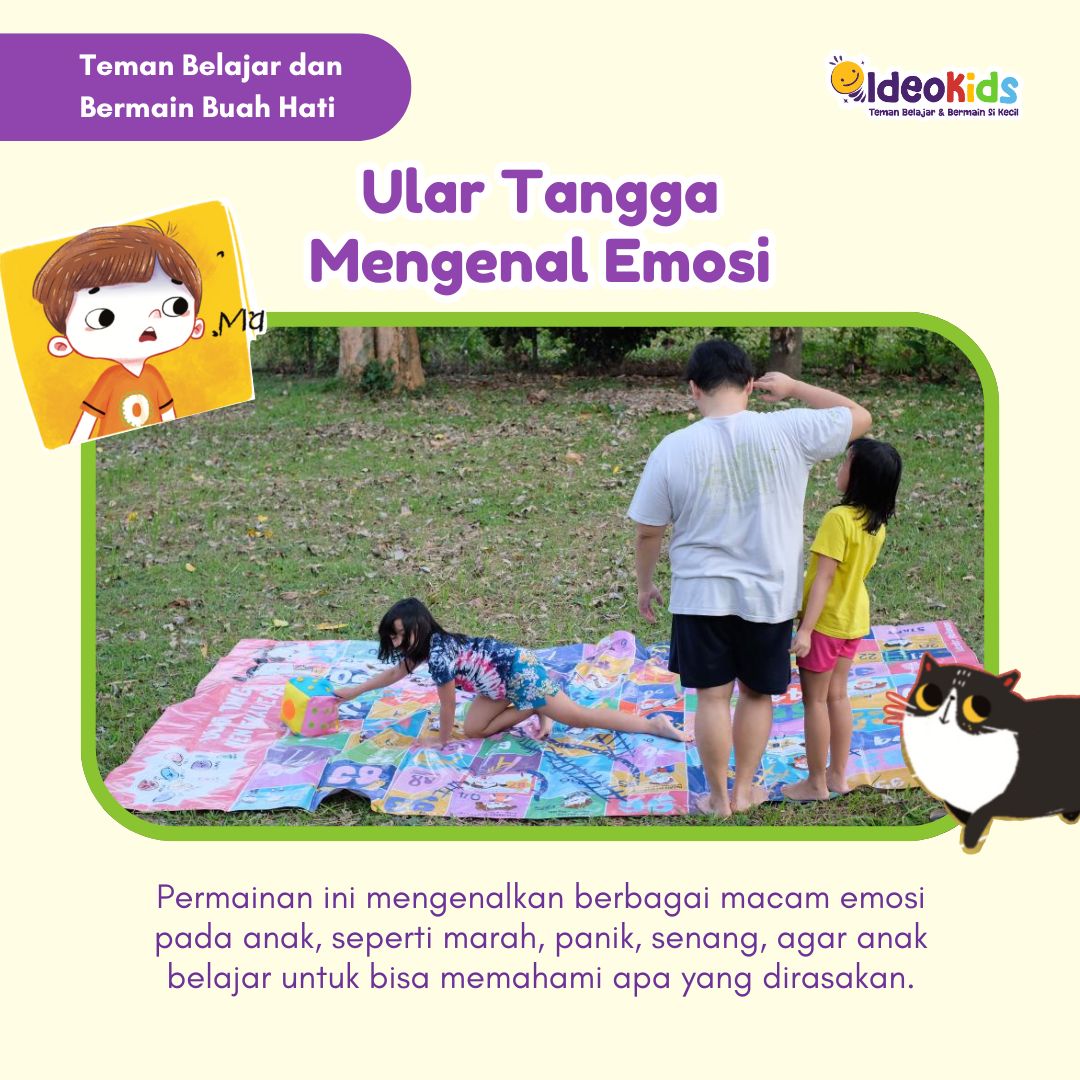 Ular Tangga Mengenal Emosi Ukuran M - Bahasa Indonesia