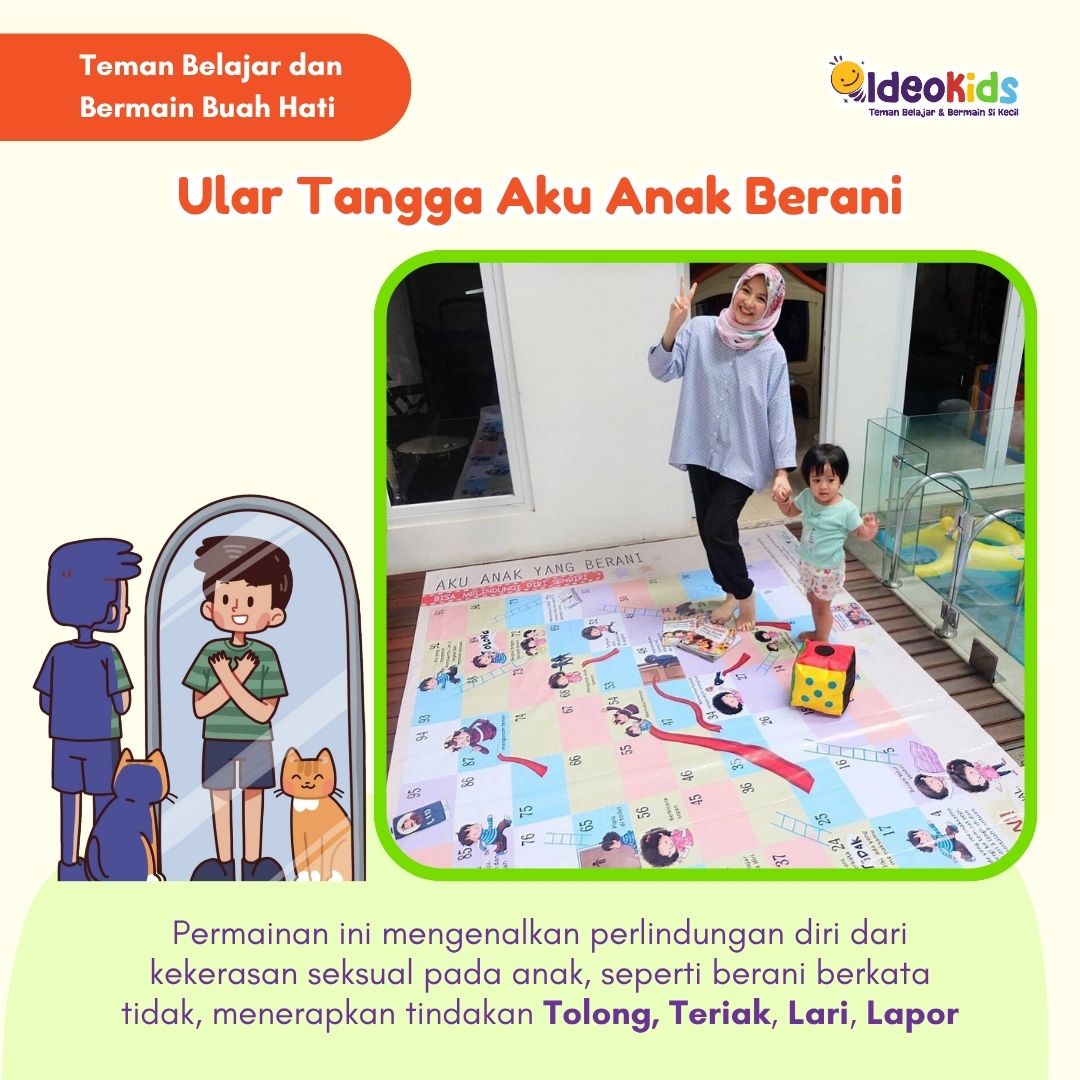 Ular Tangga Aku Anak Berani Ukuran S - Bahasa Inggris