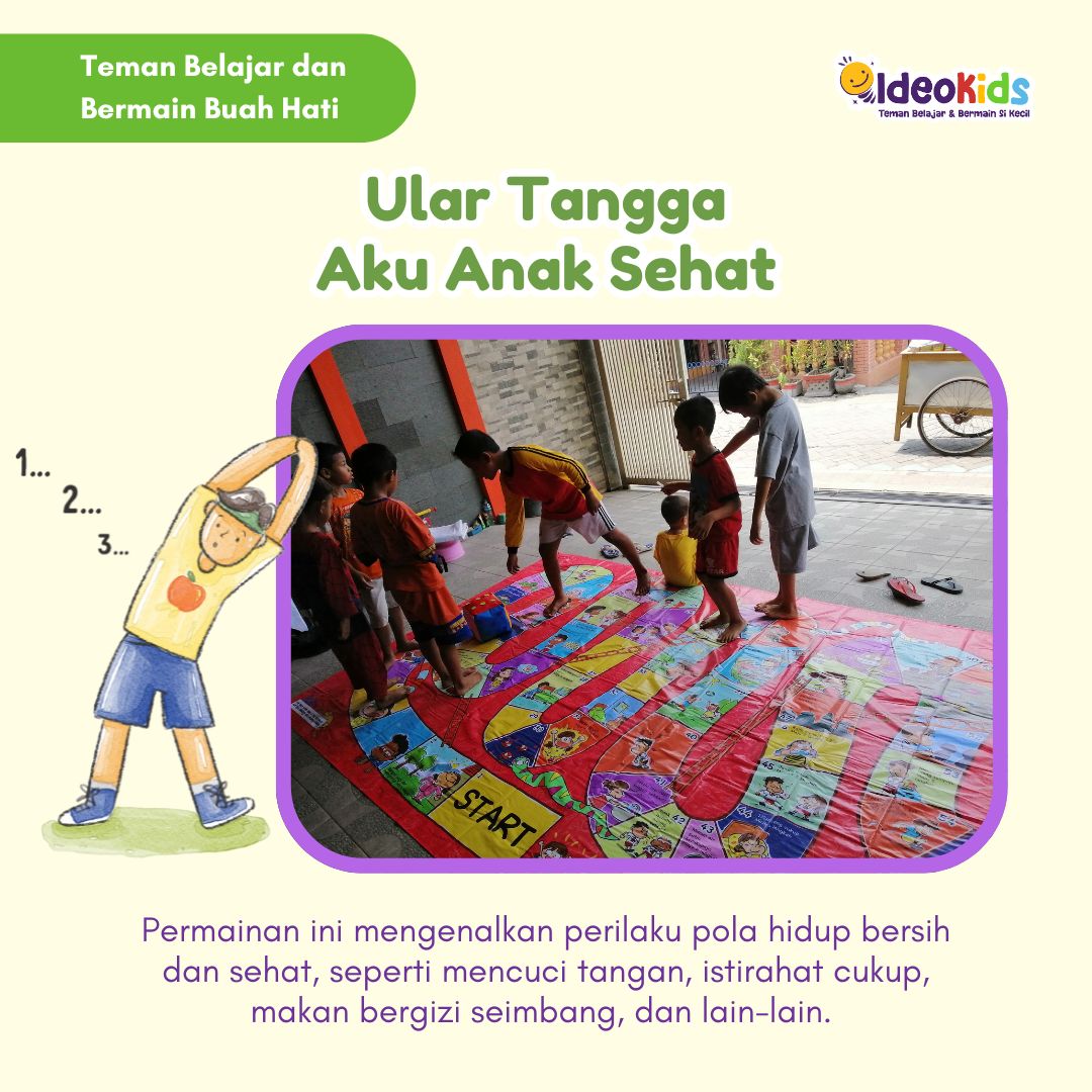Ular Tangga Aku Anak Sehat Ukuran S - Bahasa Indonesia